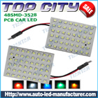 Topcity Car LED Interior Panel Lights 48SMD 3528 7LM Cold white - Car LED Interior Panel Lights